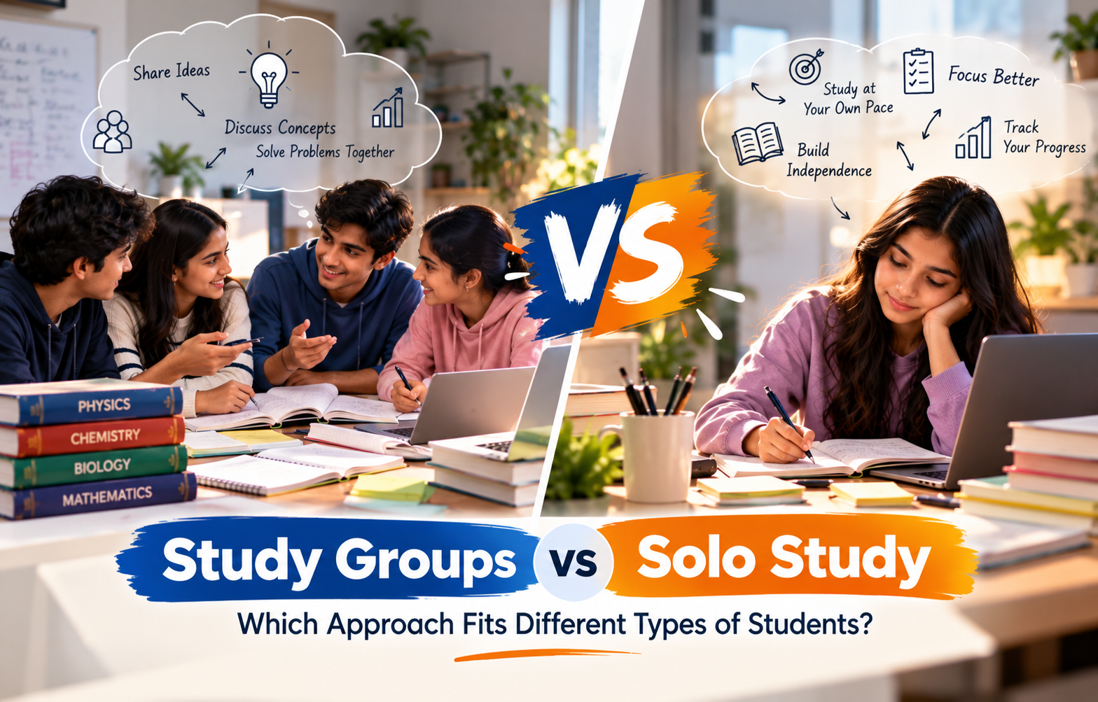Study Groups vs Solo Study: Which Approach Fits Different Types of Students?