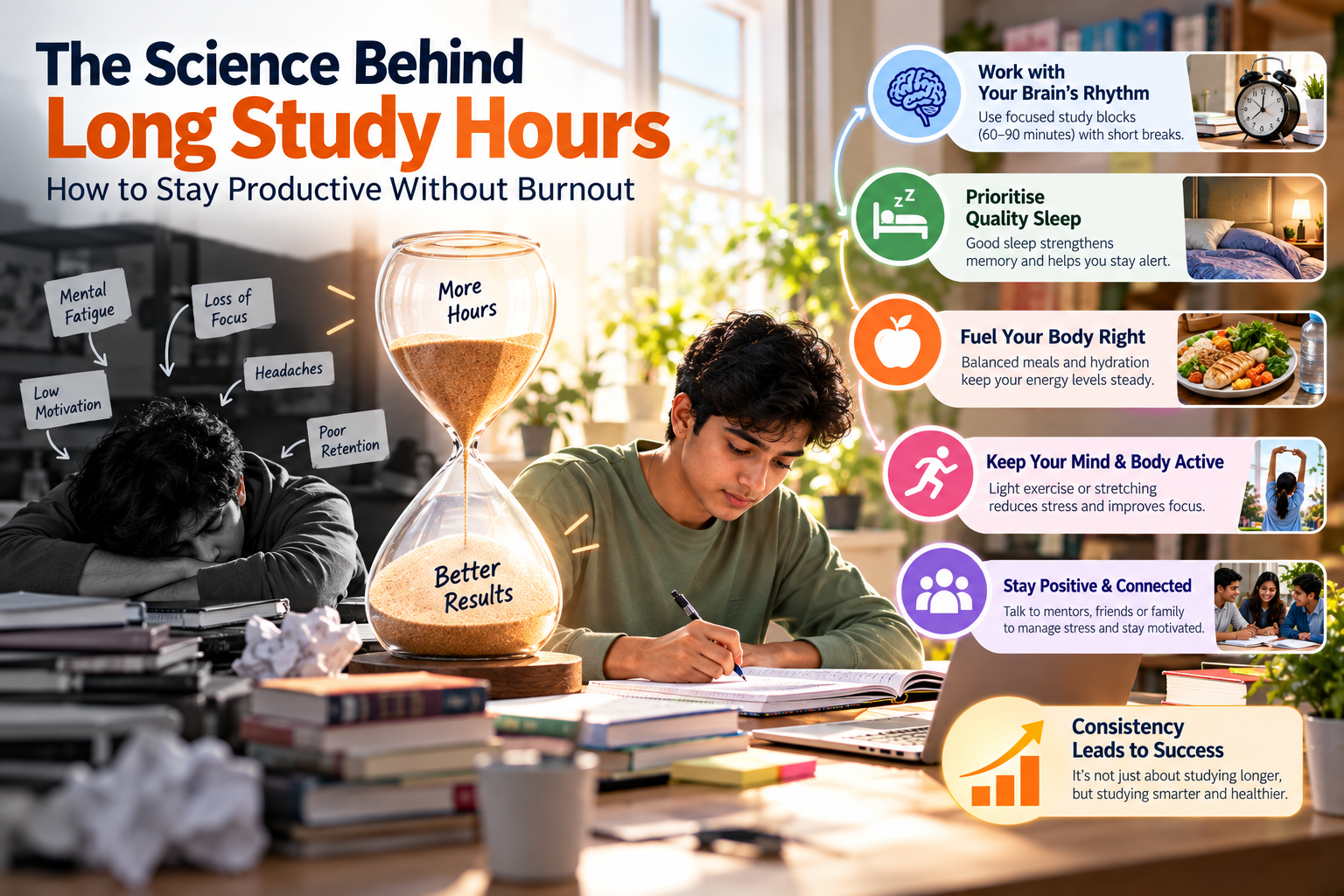 The Science Behind Long Study Hours: How to Stay Productive Without Burnout