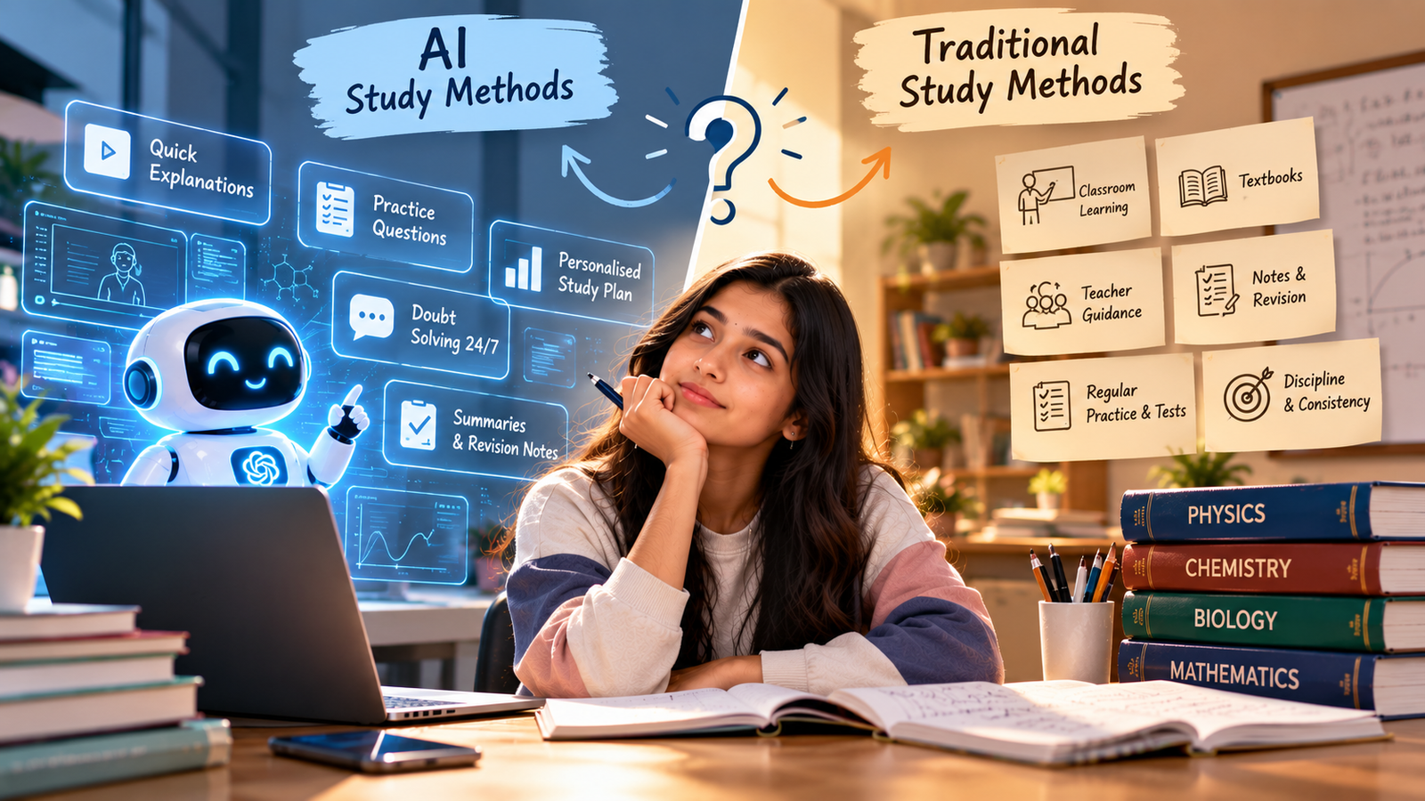 AI vs Traditional Study Methods: What Works Better for 11th and 12th Students?